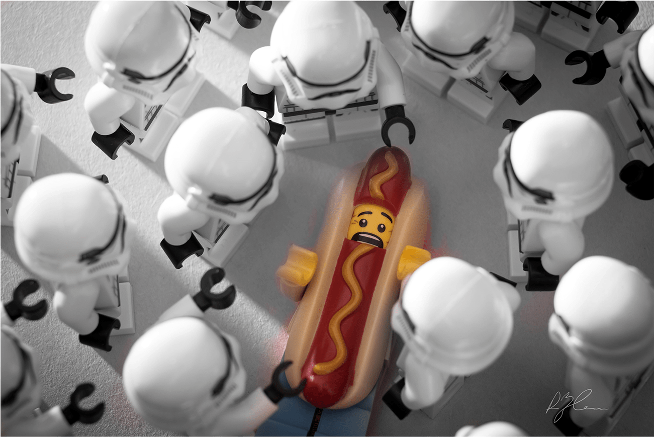 Product Lunchtime On The Deathstar - Dodger Dog (1300x1300), Png Download