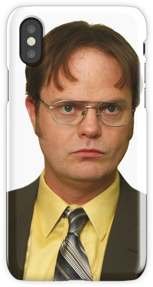 Dwight Danger/kurt Schrute Iphone X Snap Case - Dwight Schrute (750x1000), Png Download