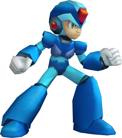 Mega Man Is Short And Squat, While X Is Tall And Thin - Megaman Maverick Hunter X Model (397x450), Png Download