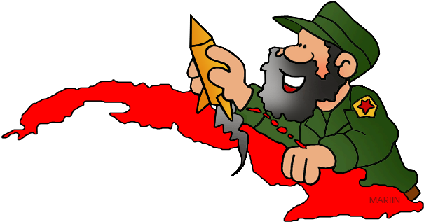 Missile Clipart Red - Cuban Missile Crisis Clipart (648x380), Png Download