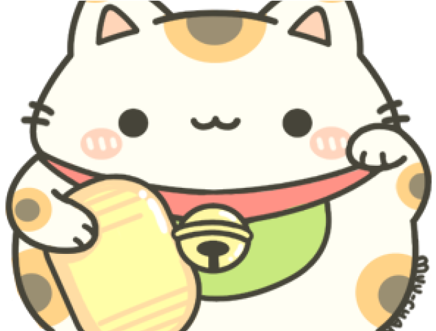 Maneki Neko Clipart Pusheen - Maneki Neko Cartoon (640x480), Png Download