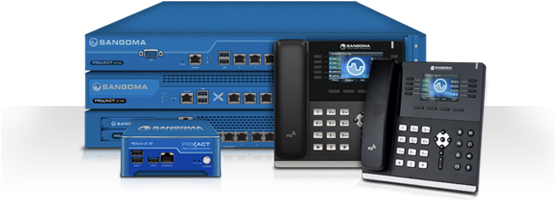 Pbxact On-premise - Sangoma Pbxact Uc75 (568x246), Png Download