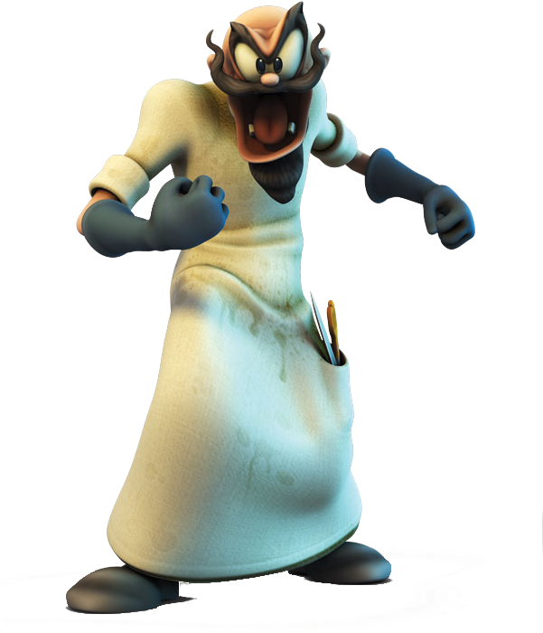 Mad Doctor-epic Mickey - Epic Mickey Doctor Loco (600x800), Png Download