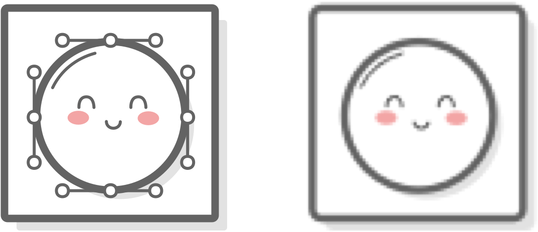 Svg Image With Crisp Edges Compared To A Pixelated - Portable Network Graphics (1200x544), Png Download