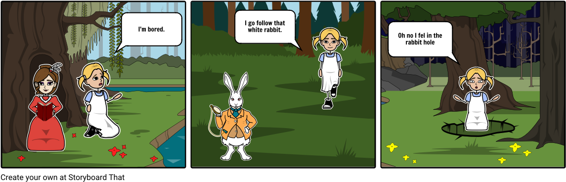 Alice In Wonderland - Cartoon (1164x385), Png Download
