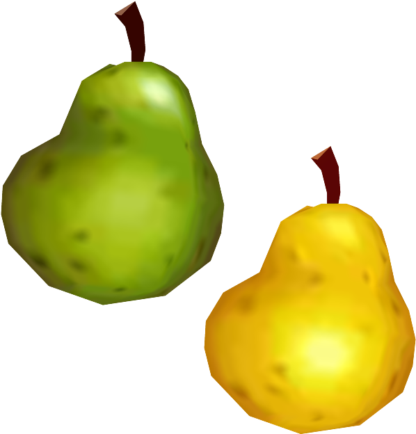 Download Zip Archive - Animal Crossing Gamecube Pear Tree (750x650), Png Download