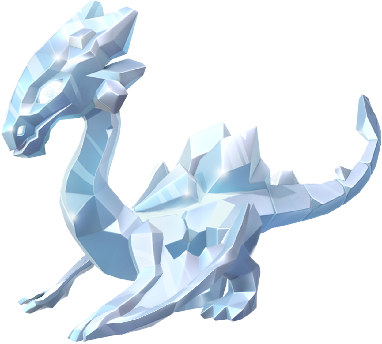 Crystal Dragon - Legendary Dragon Mania Legends Water Dragon (1247x1124), Png Download