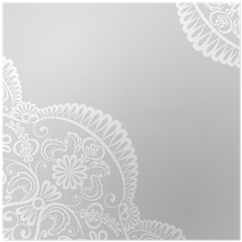 Lace Border Poster • Pixers® • We Live To Change - 5 Year Journals: 5 Years Of Memories (400x400), Png Download