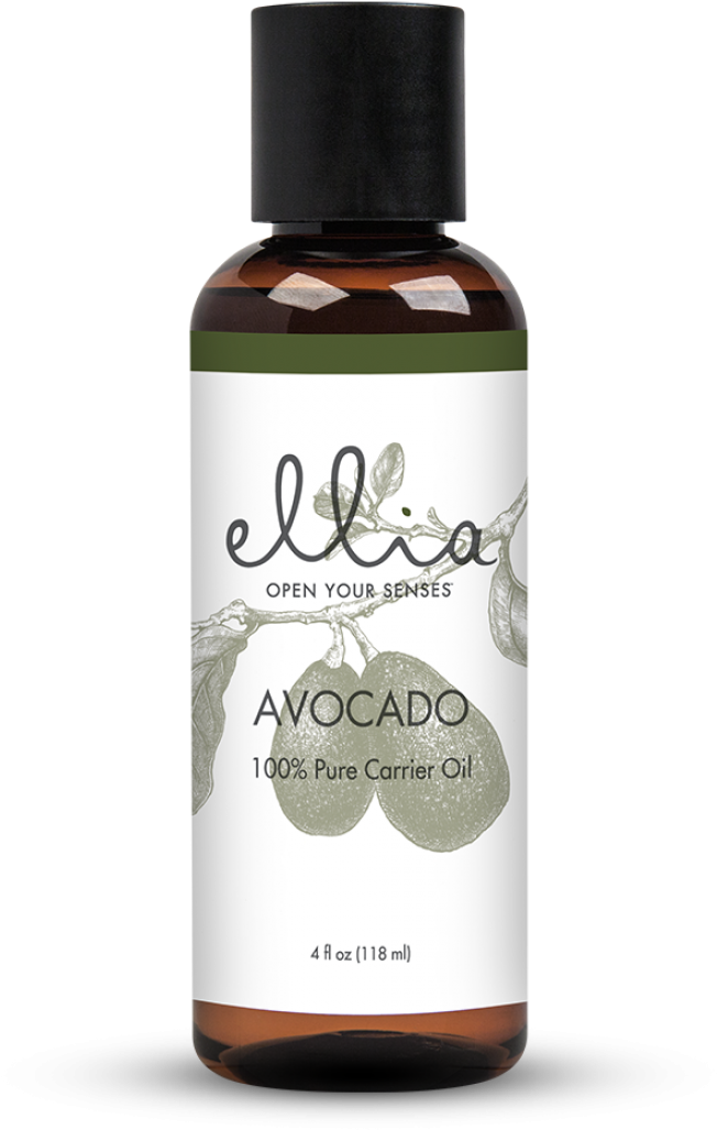Ellia Avocado Oil Carrier Oil - Ellia Avocado Carrier Therapeutic Grade 4 Oz. Essential (1100x1100), Png Download