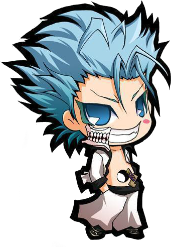 Chibi Png Picture Png Image - Bleach Chibi Grimmjow (368x500), Png Download