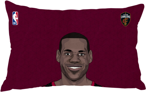 Okc Thunder Pillow Transparent (600x480), Png Download