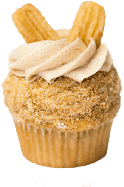 Churro Cupcake - Cupcake (800x800), Png Download