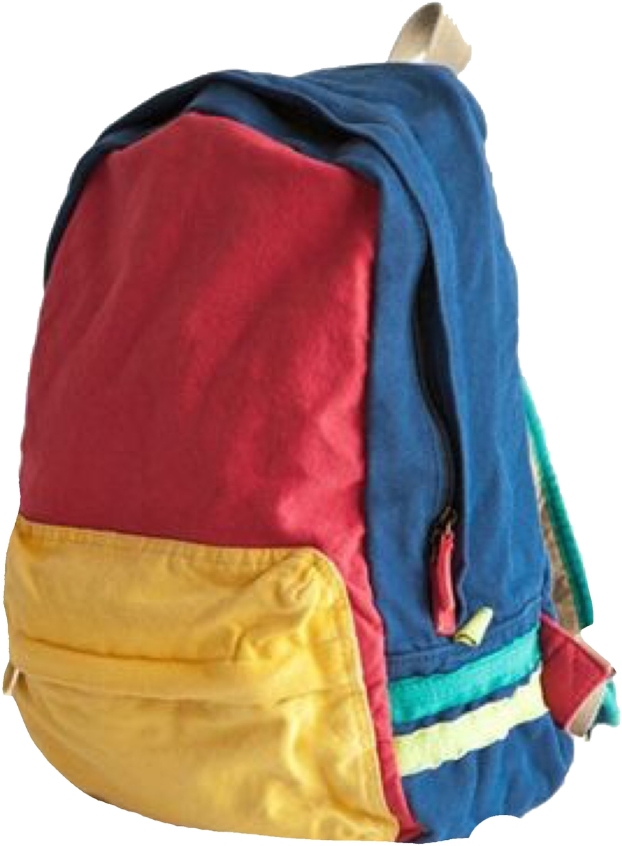 Report Abuse - Vans Primary Color Backpack (377x514), Png Download