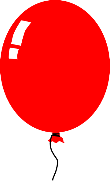Banner Library Balloon Clip Art At Clker Com Vector - Balloon Clip Art (360x590), Png Download