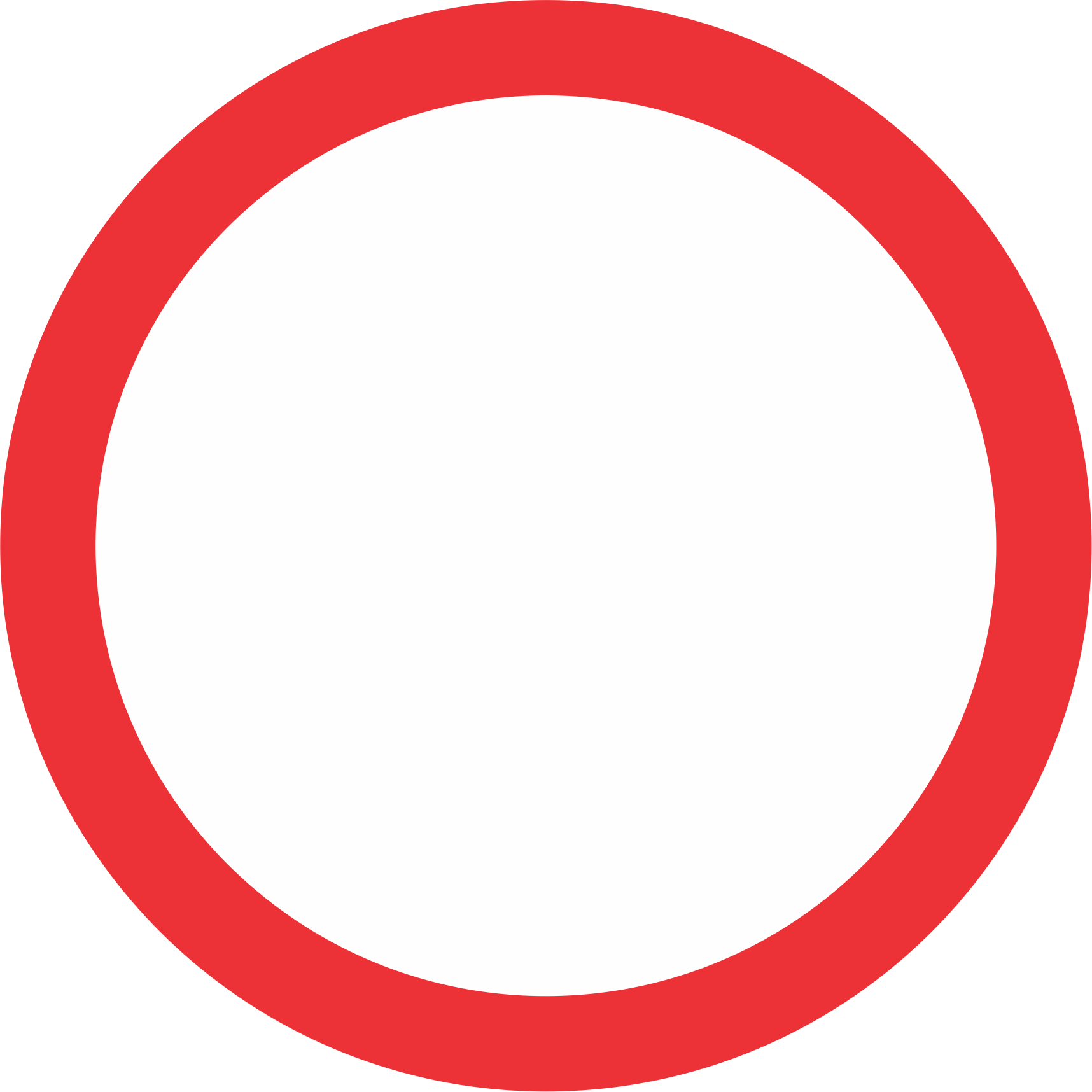 No Traffic - Tic Tac Toe Circle (1716x1716), Png Download