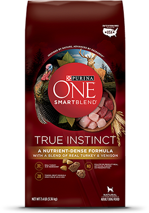 Smartblend True Instinct With Real Turkey & Venison - Purina One Smartblend True Instinct With Real Turkey (600x600), Png Download