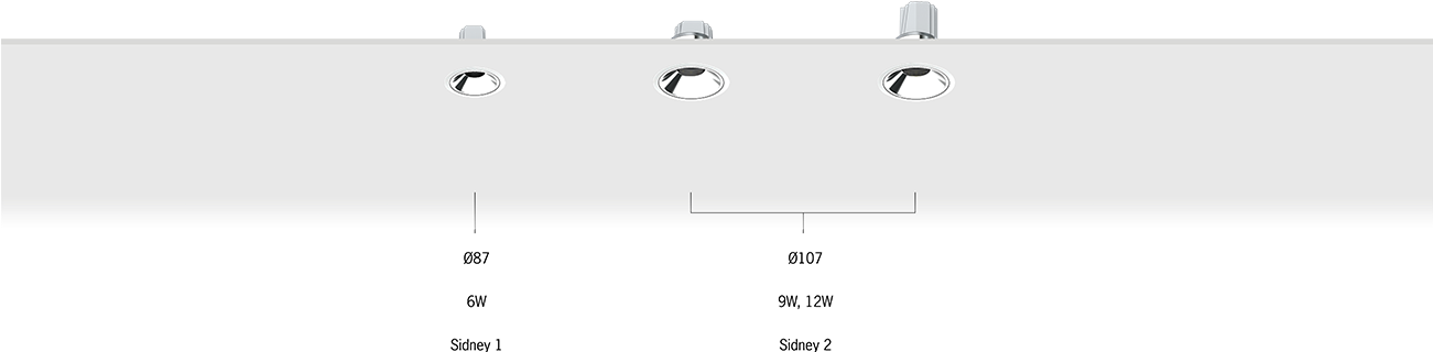 Sidney Recessed No Glare Downlight - Darkness (1300x619), Png Download