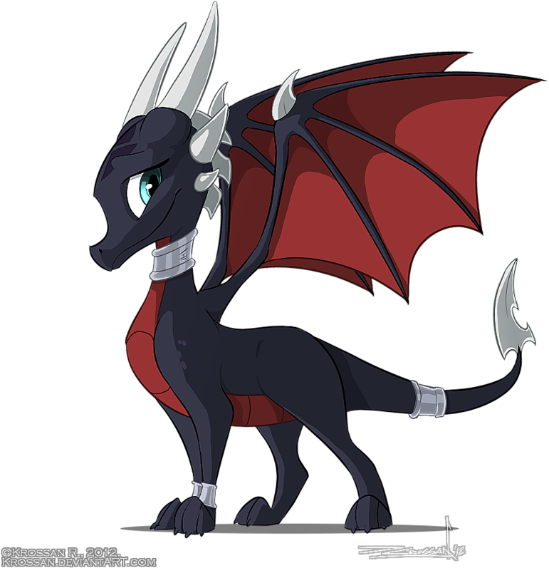Classic Cynder By Krossan On Deviantart Clip Free Library - Classic Cynder The Dragon (900x830), Png Download
