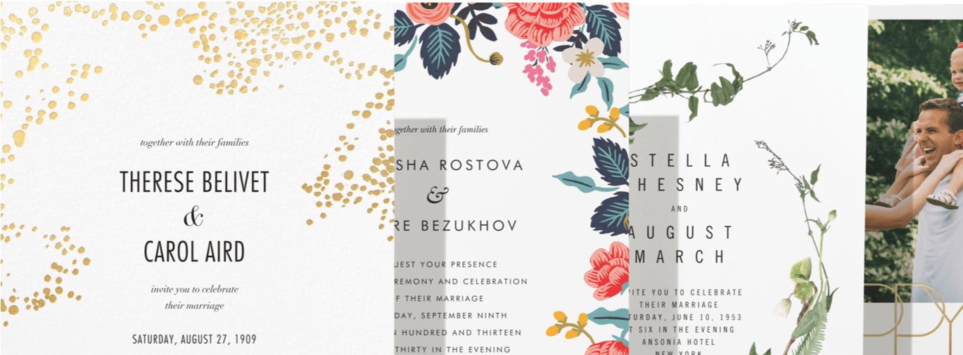 Looking To Send Paper Cards And Invitations Shop Our - Rose (1368x584), Png Download