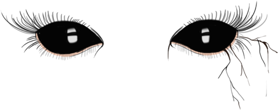 Demon Eyes Png - Black Demon Eyes Png (1037x1024), Png Download