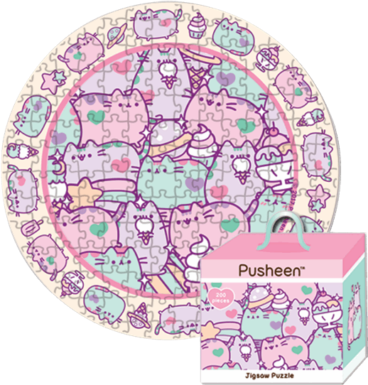 Pusheen Jigsaw Puzzle (600x600), Png Download