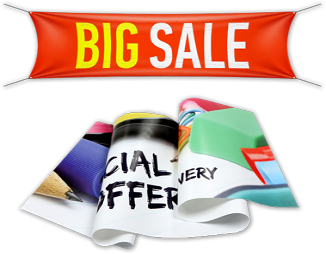 Vinyl Banners - Banner Vinyl Png (584x455), Png Download