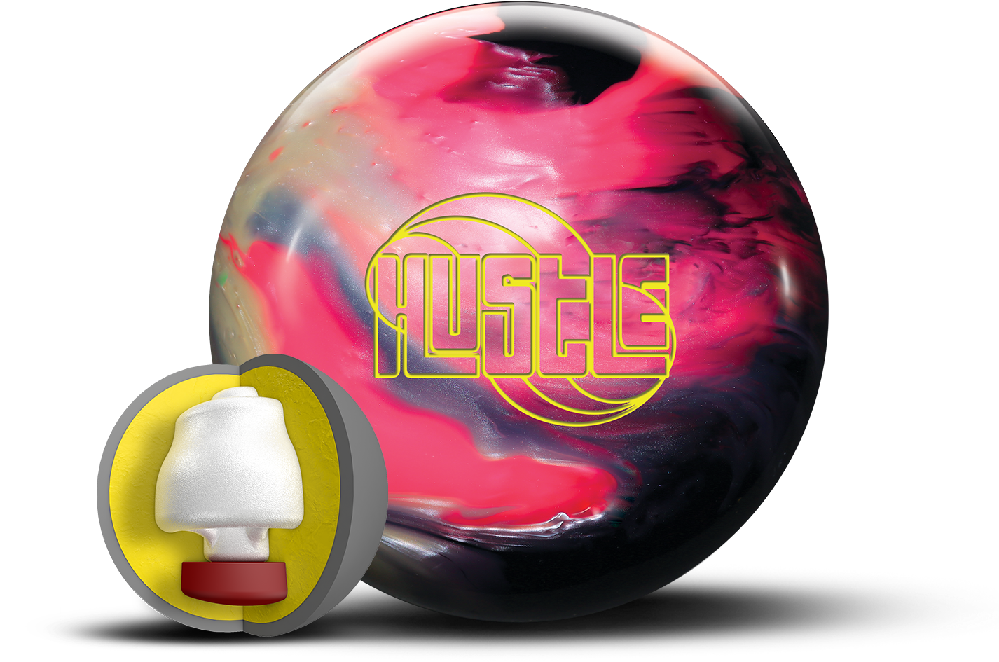 Roto Grip Hustle Pow Bowling Ball - Hustle ™ Hyb Bowling Ball (1500x1000), Png Download