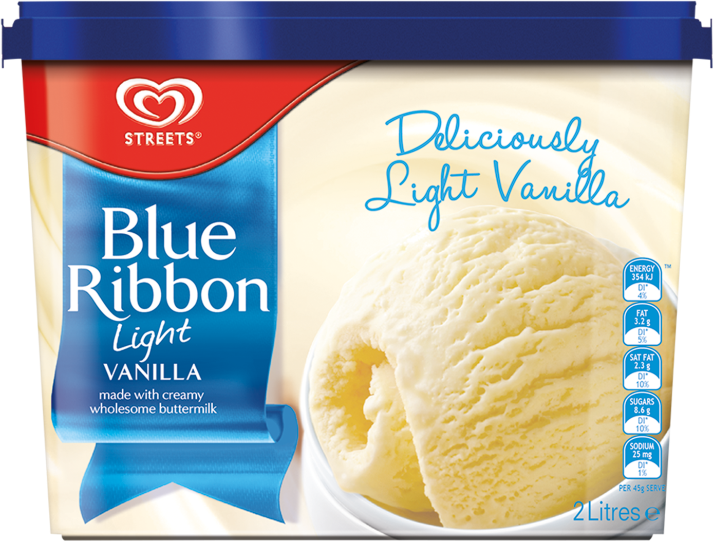 Streets Blue Ribbon Classic Chocolate Ice Cream 2l (1500x1500), Png Download