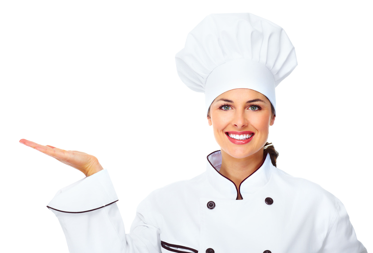 Lady Chef Png - Chef Lady Png (743x495), Png Download