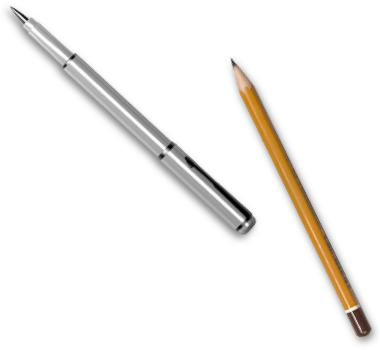 Real Pen Png Download - Pen Top View Png (380x350), Png Download
