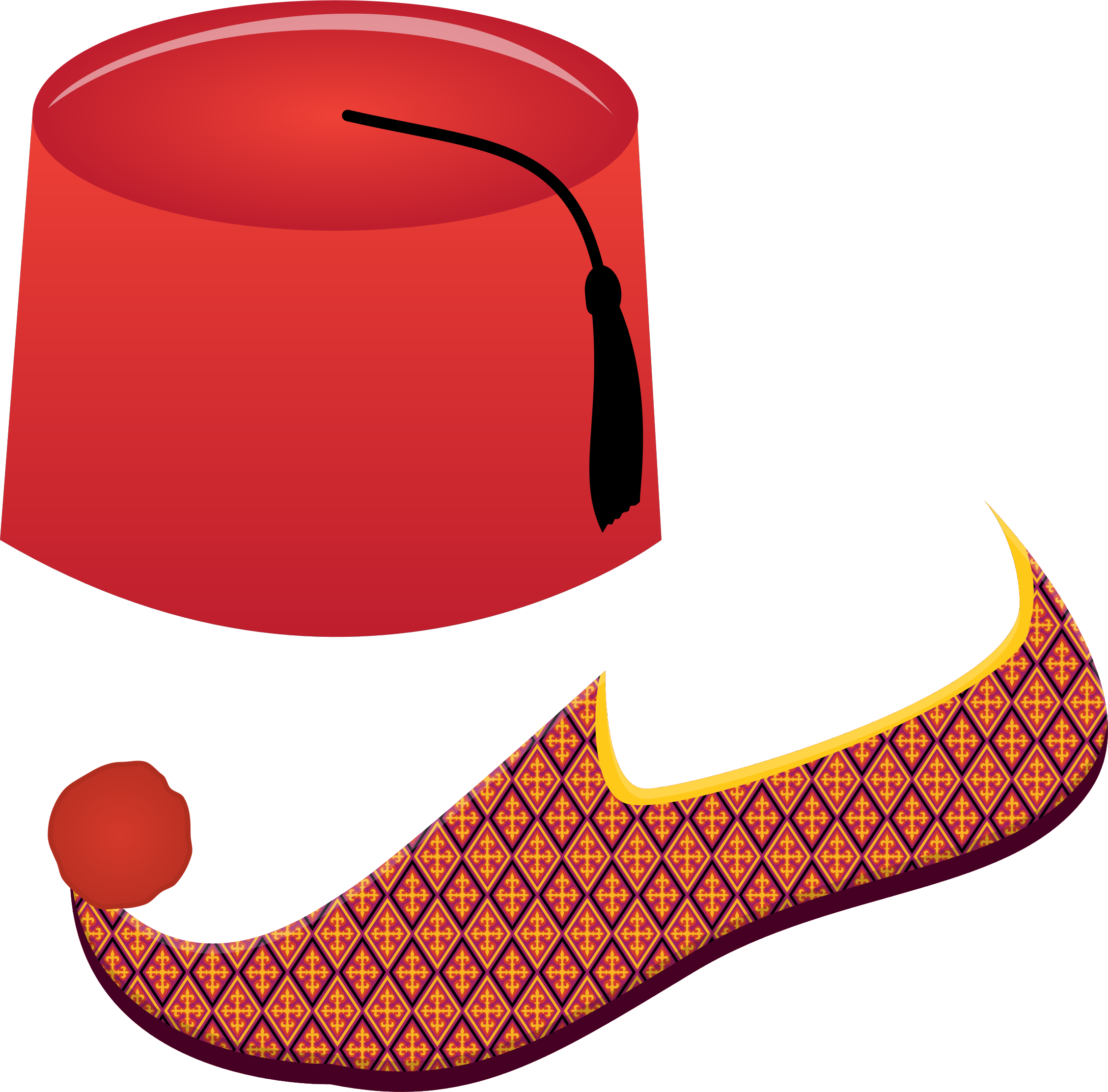 Clipart Fez And Turkish - Turkish Clipart (2256x2224), Png Download