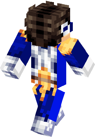 Vegeta Minecraft Png (317x456), Png Download