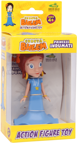 Girls Chhota Bheem Princess Indumati Action Figure - Princess Indumati (340x510), Png Download
