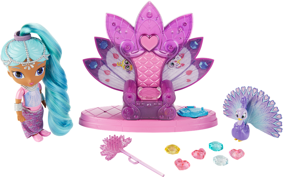 Enter Princess Samira's Enchanted Throne Room With - Fisher Price Shimmer And Shine Princess Samira's Palace (1024x683), Png Download