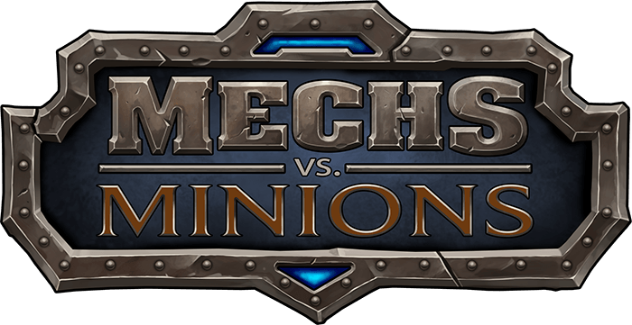 Minions Logo - Mechs Vs Minions Logo (700x361), Png Download