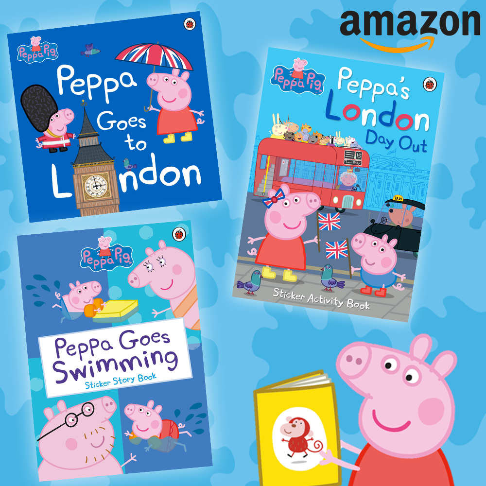 8 Apr - Peppa Pig London Day Out (1000x1000), Png Download