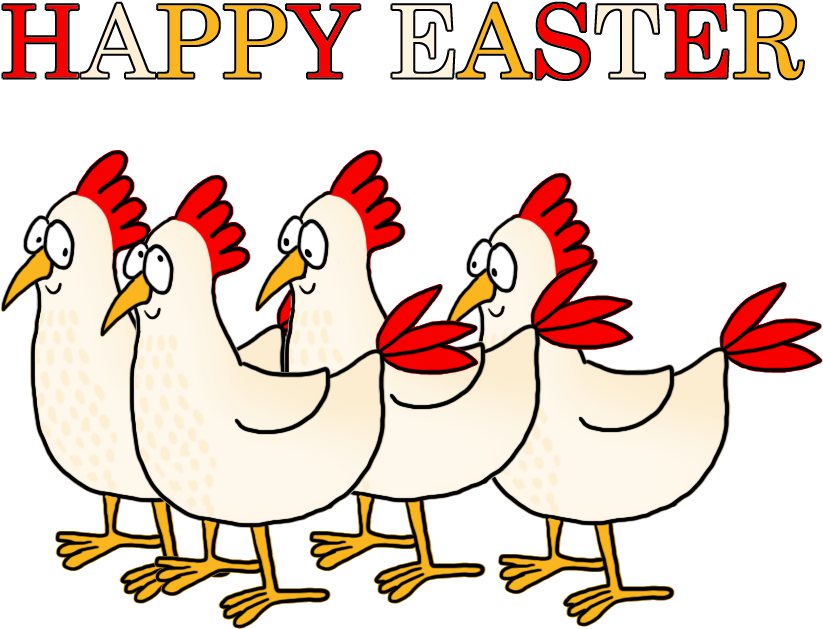 Lots Of Hen Easter Greeting - Holy Family University (886x694), Png Download