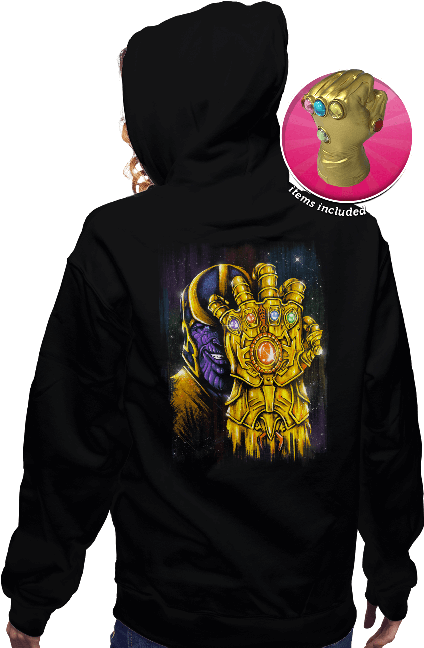 Mini Mad Titan Bundle - Thanos Infinity Gauntlet Shirt | Premium Quality | (650x650), Png Download
