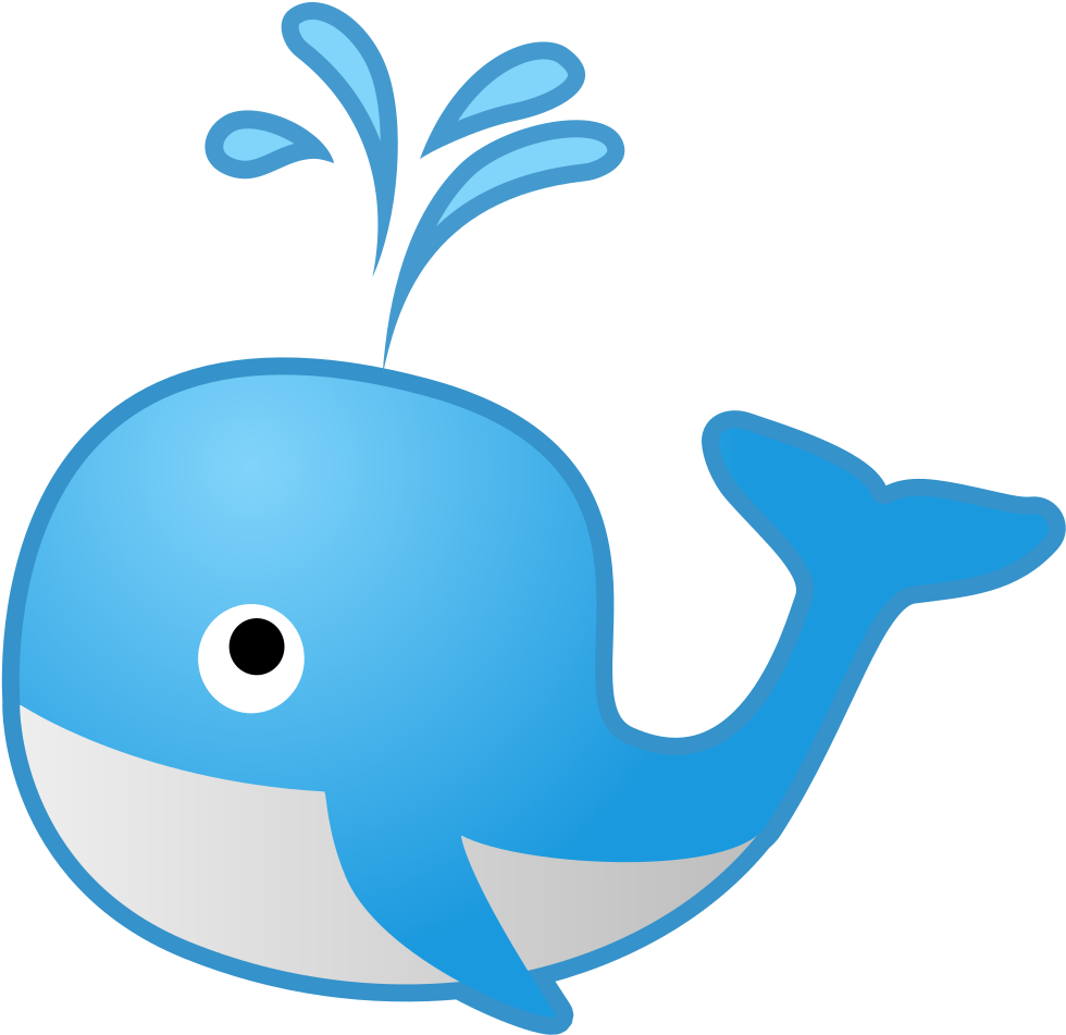 Download Svg Download Png - Whale Icon (1024x1024), Png Download