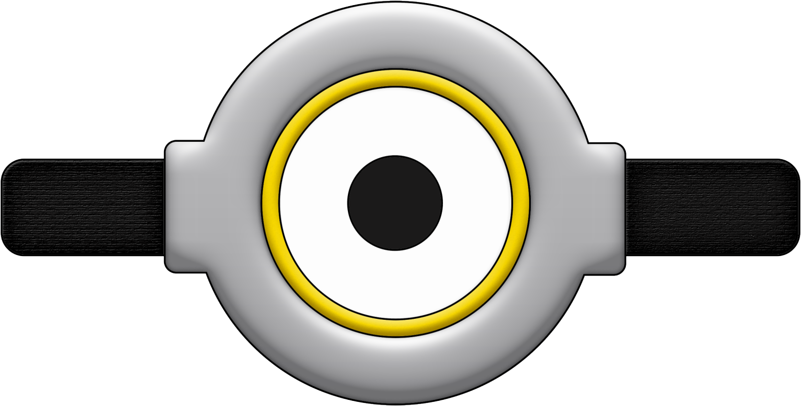 Oculos Minions Png (1642x870), Png Download