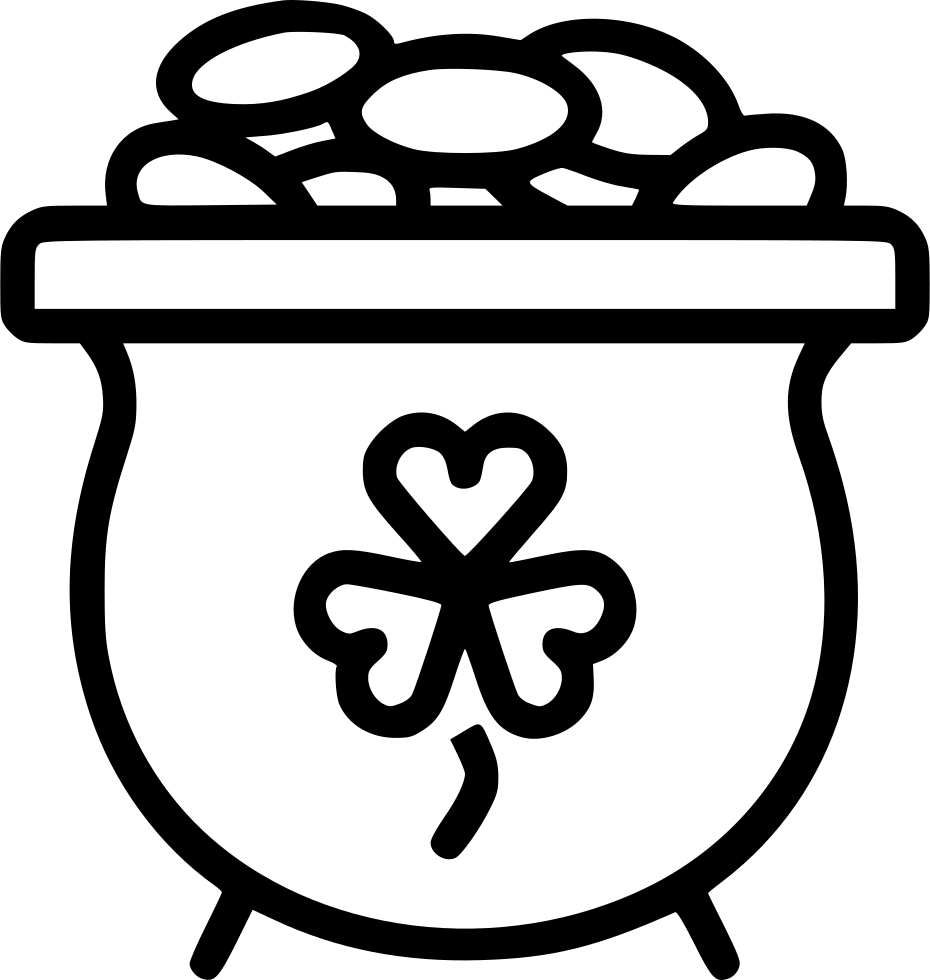 Fortune Gold Luck Pot Comments - Scalable Vector Graphics (930x980), Png Download