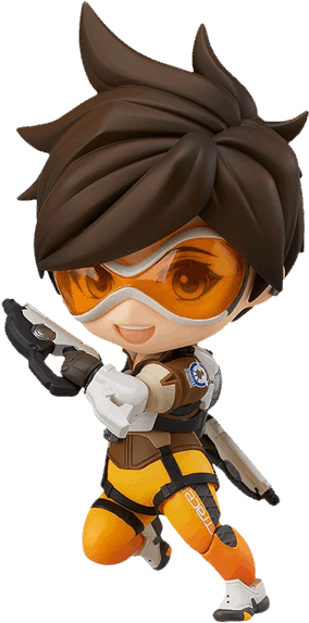 Overwatch - Tracer Nendoroid (446x900), Png Download