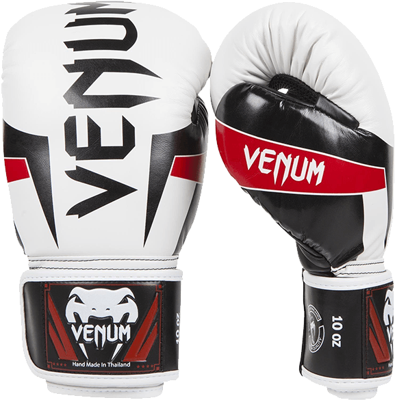 Venum Elite Boxing Gloves - White Venum Boxing Gloves (600x600), Png Download