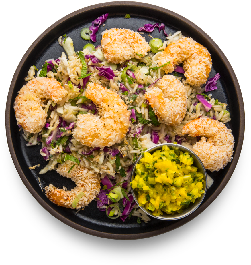 Crunchy Coconut Shrimp - Eat The 80 (1242x1242), Png Download
