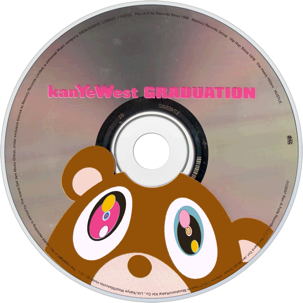 How Long Until Cd Rot Destroys Every Kanye West Compact - Kanye West Graduation (1000x1000), Png Download