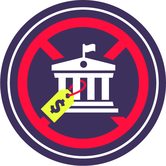 Is Only Funded By The Ca Association Of Realtors Because - 10k Sticker 2 5 Circle Black Set (550x550), Png Download
