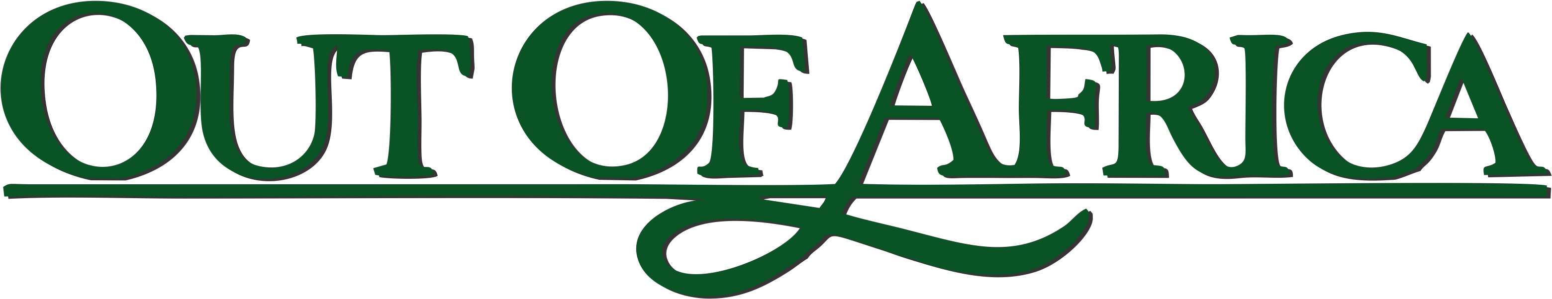 Out Of Africa - Circle (3276x784), Png Download