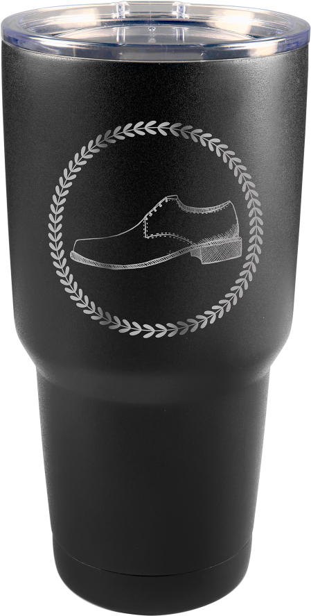 Tumbler Will Come Engraved With Usssa Logo - Large Polar Camel Matte Black Tumbler - 30 Oz (900x900), Png Download