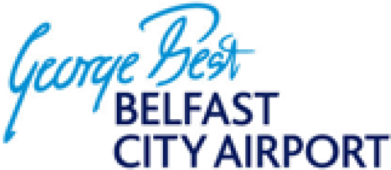 George Best Belfast City Airport Logo (600x278), Png Download