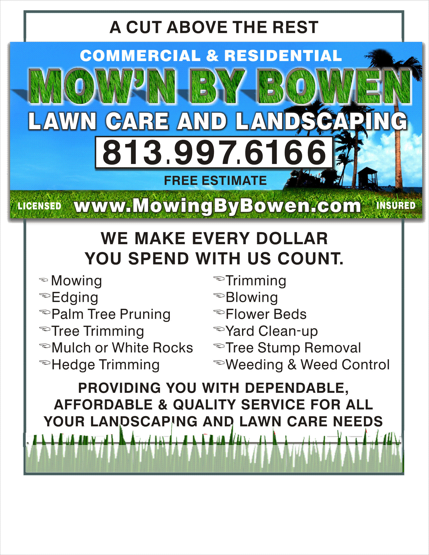 Download Lawn Care Services Flyers PNG Image with No Background Intended For Lawn Care Flyers Templates Free